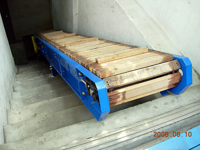 저상형 이송대/컨베이어 베드(팔레트 적재) 제작 사례