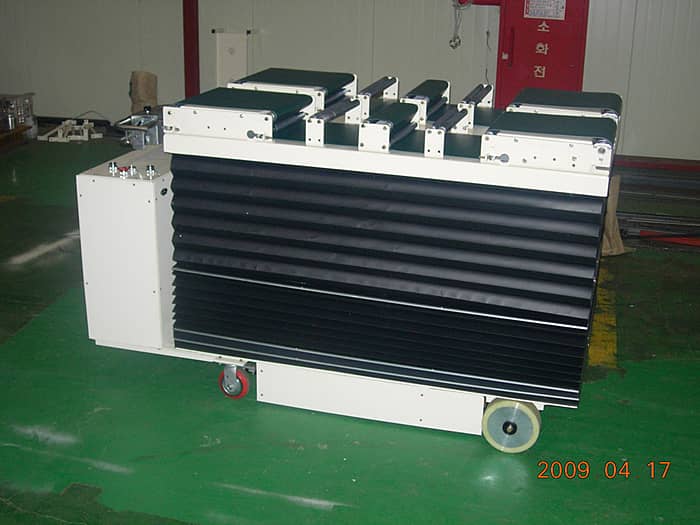 적재물 받침용 이동식 작업대/카트(상판 모듈) 제작 사례