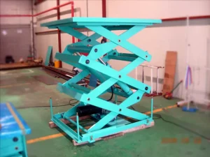 산업 공정 맞춤형 다단 시저스 테이블 리프트