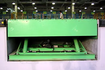 산업 현장용 녹색 도크 레벨러 맞춤 제작형