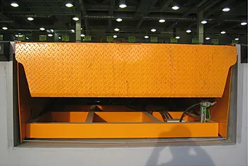 이지산기 도크 레벨러 표준형 주황색 모델