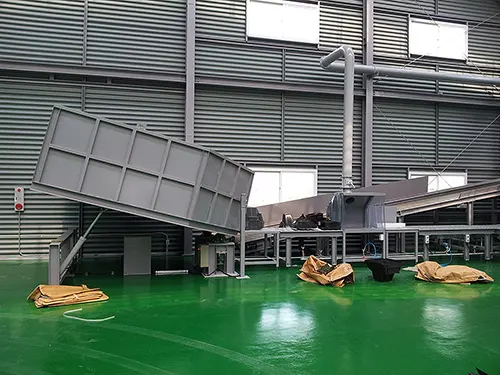 이지산기 리사이클링 라인 반입 리프트 설비