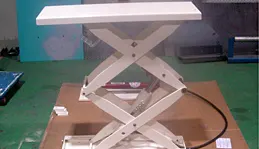 이지산기 2단 Scissor 구조 수압식 고양정 수동 테이블 리프트